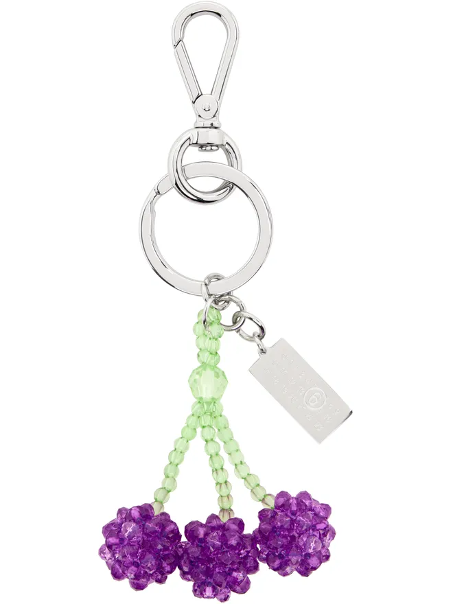 MM6 Maison Margiela MM6 Maison Margiela Cherry Beaded Numeric キーホルダーの商品画像