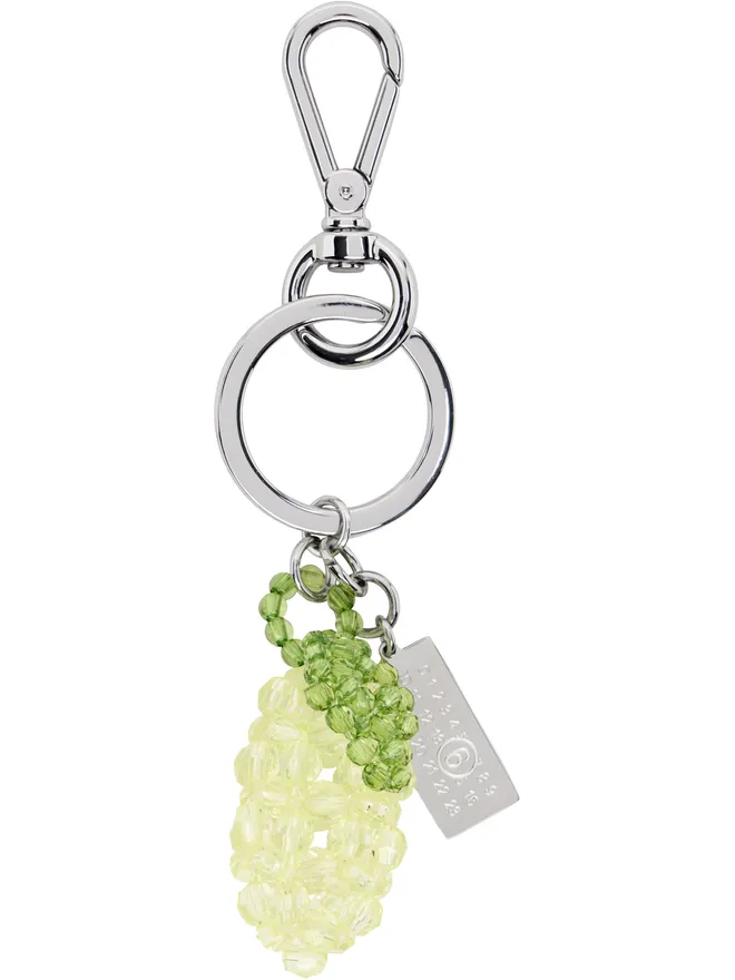 MM6 Maison Margiela MM6 Maison Margiela Lemon Beaded Numeric キーホルダーの商品画像