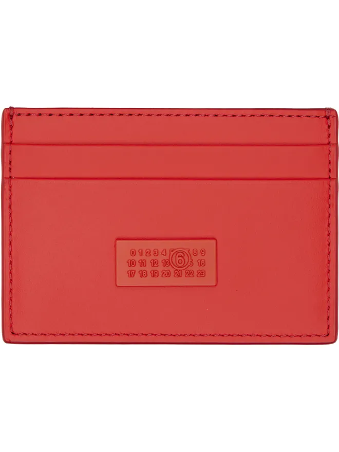 MM6 Maison Margiela MM6 Maison Margiela Numeric レザー カードケースの商品画像