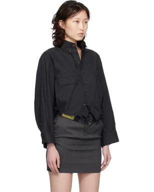MM6 Maison Margiela Mirrored コットンポプリン シャツ - サムネイル2