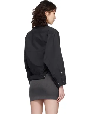 MM6 Maison Margiela Mirrored コットンポプリン シャツ - サムネイル3