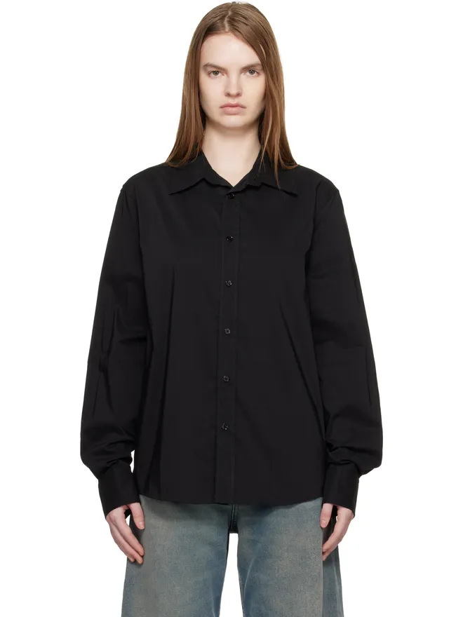 MM6 Maison Margiela MM6 Maison Margiela Shirting ポリコットン 長袖シャツの商品画像