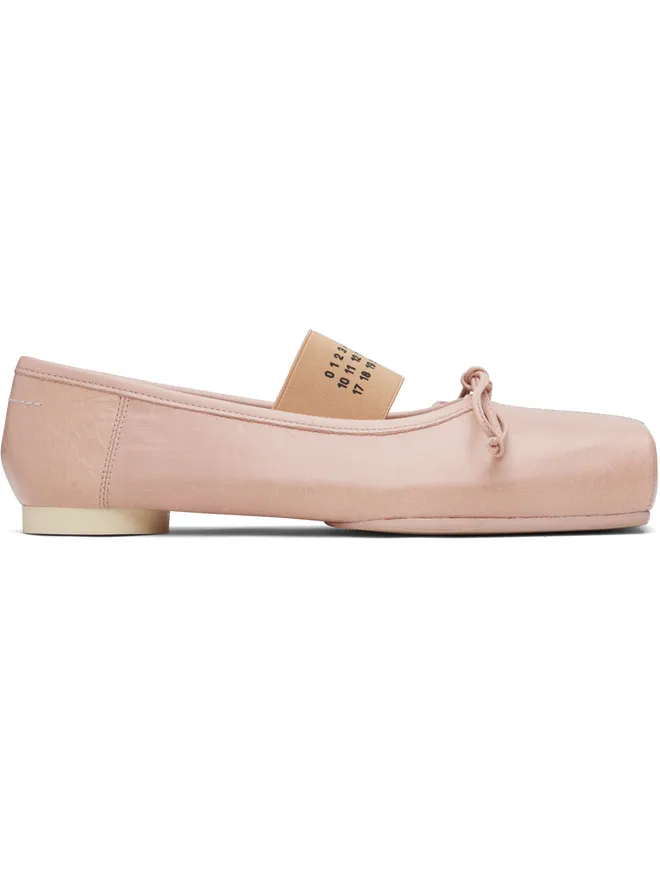 MM6 Maison Margiela MM6 Maison Margiela スクエアトゥ バレエシューズの商品画像
