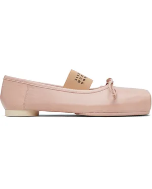 MM6 Maison Margiela スクエアトゥ バレエシューズ - サムネイル1