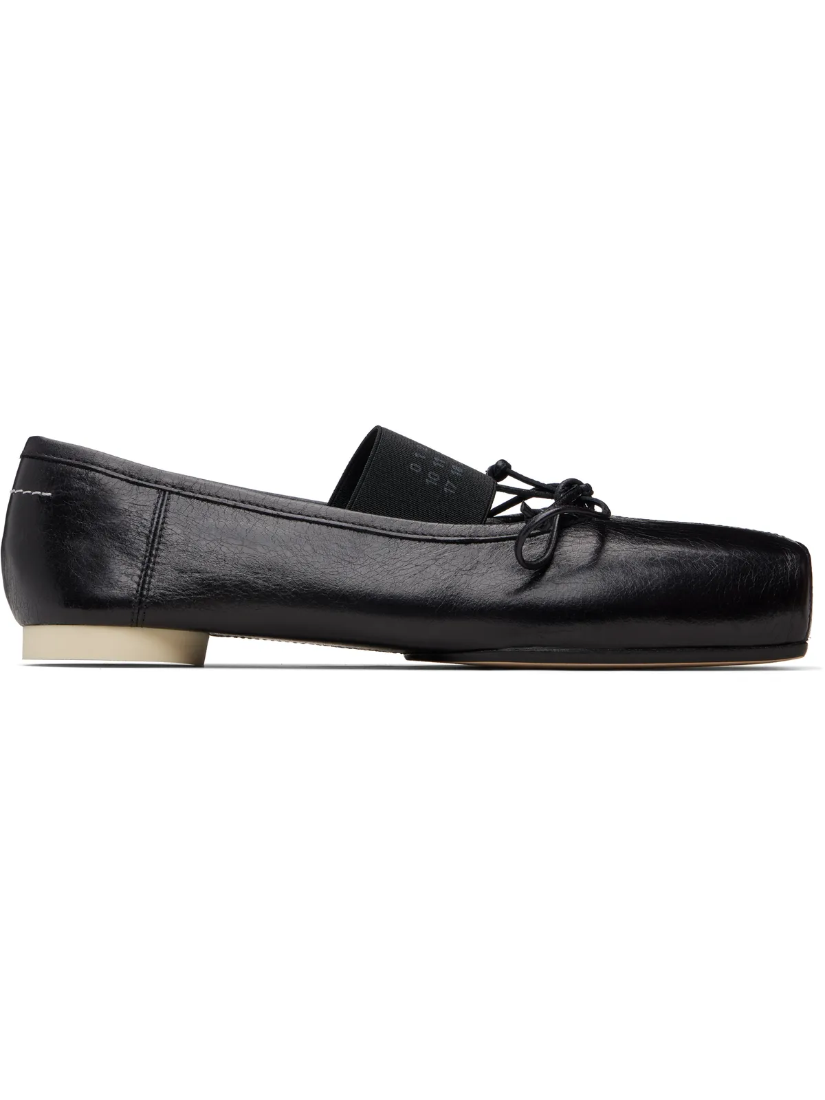 MM6 Maison Margiela Numeric スクエアトゥ バレエシューズ - 画像1