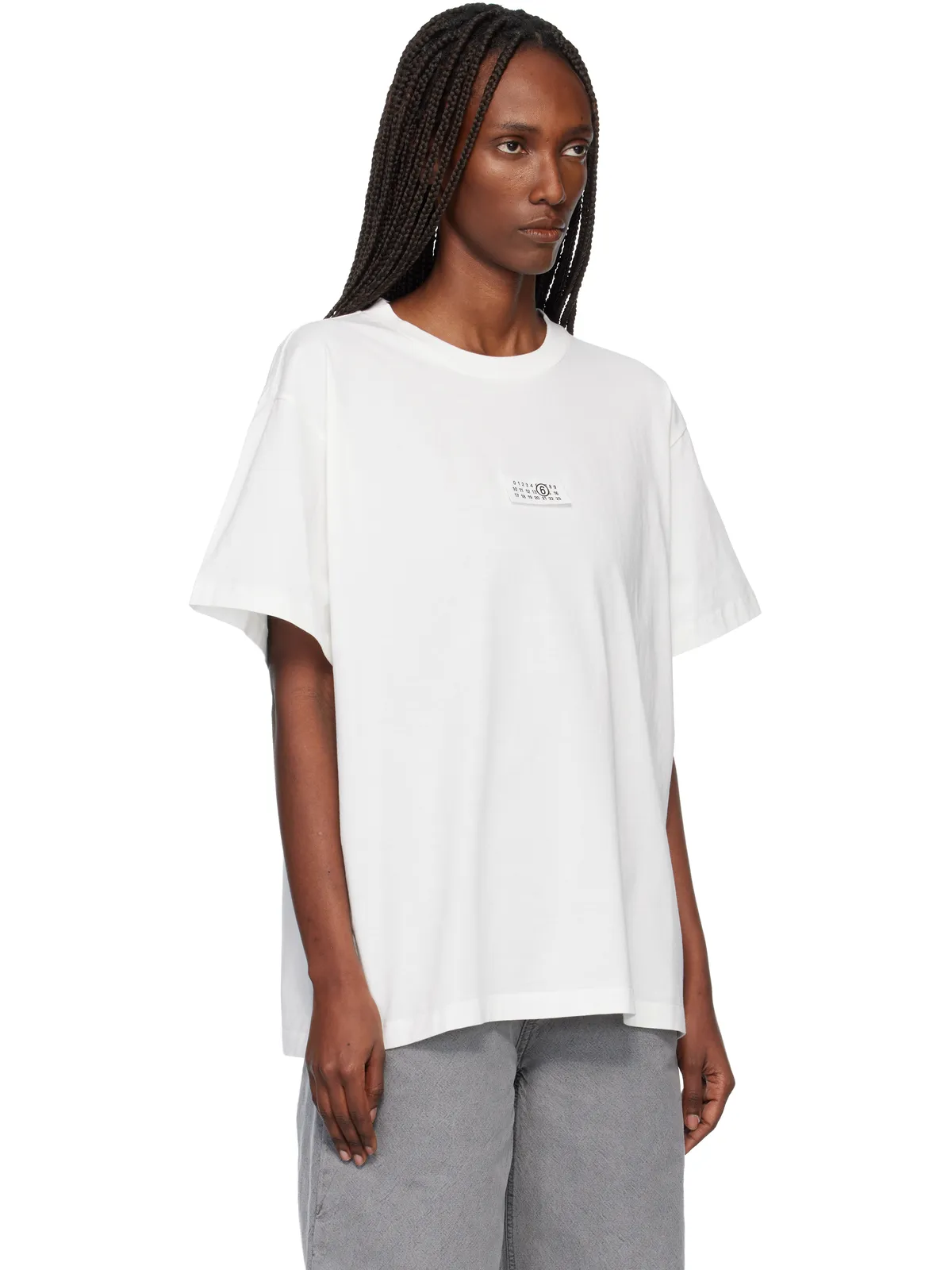MM6 Maison Margiela Numeric コットン Tシャツ - 画像2