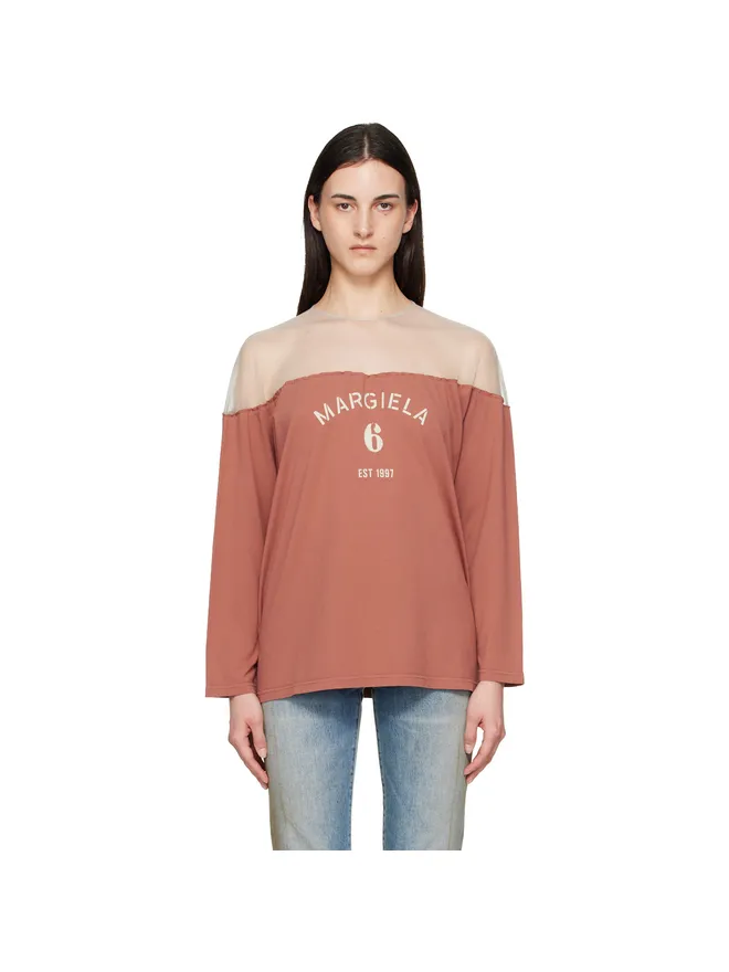 MM6 Maison Margiela MM6 Maison Margiela Mannequin プリント ジャージ トップスの商品画像