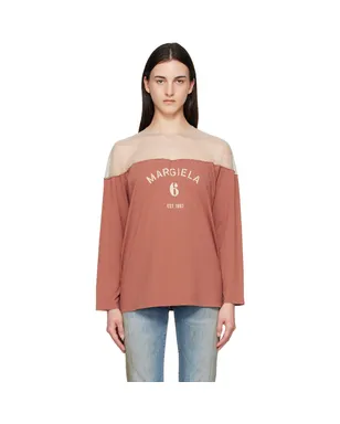 MM6 Maison Margiela Mannequin プリント ジャージ トップス - サムネイル1