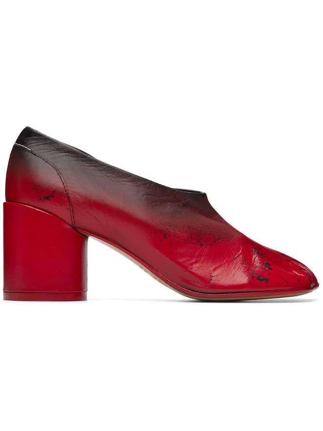 MM6 Maison Margiela MM6 Maison Margiela レッド Anatomic Block-Heel ヒールの商品画像
