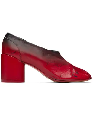 MM6 Maison Margiela レッド Anatomic Block-Heel ヒール - サムネイル1
