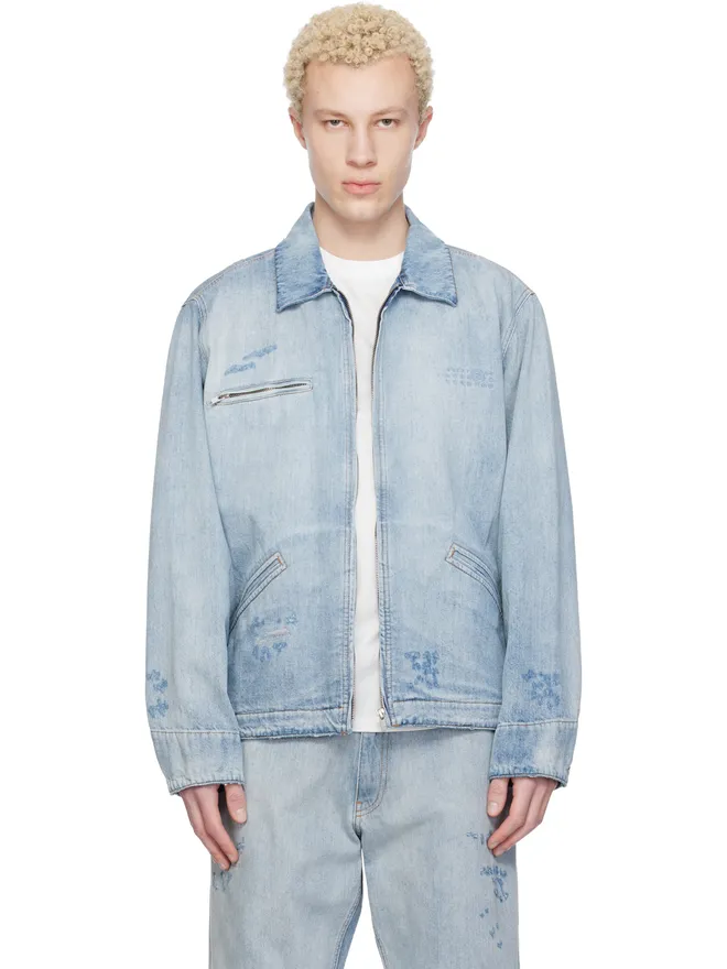 MM6 Maison Margiela MM6 Maison Margiela Sportsjacke デニム ジャケットの商品画像