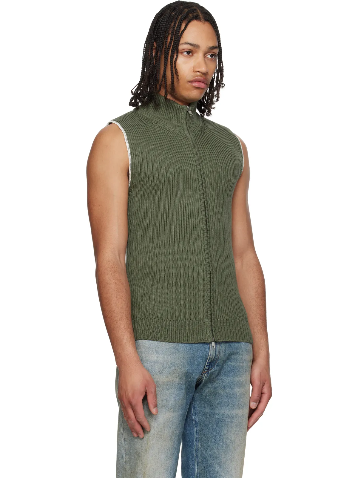 MM6 Maison Margiela ジップ ベスト - 画像2