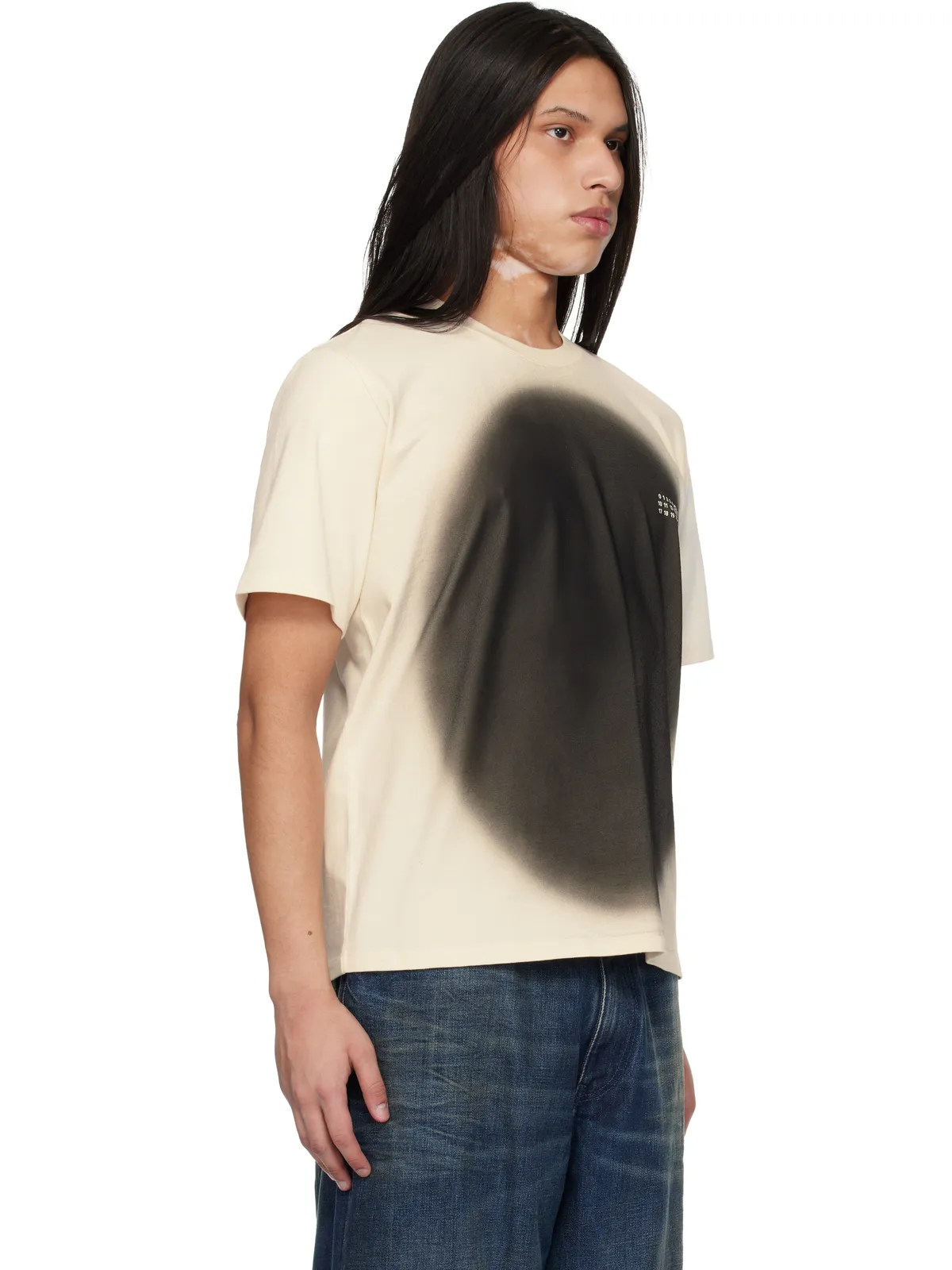 MM6 Maison Margiela スプレーペイント Tシャツ - 画像2