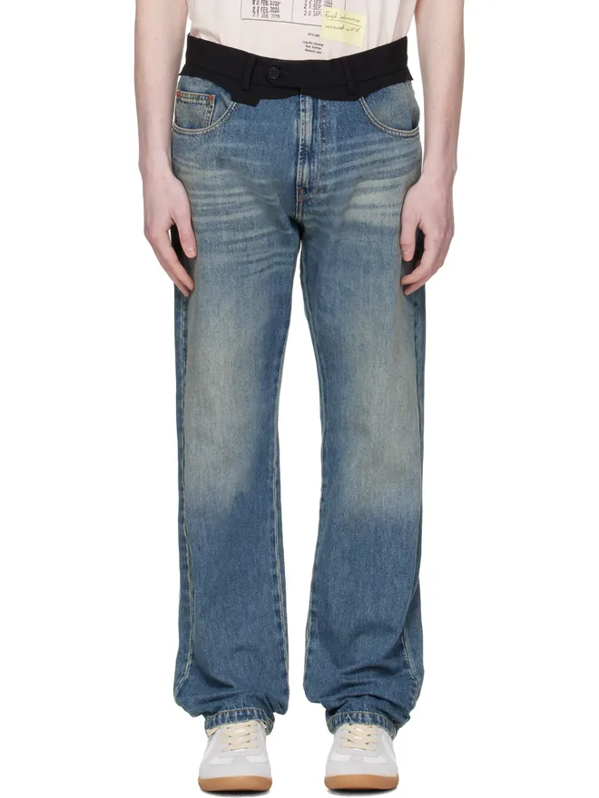 MM6 Maison Margiela MM6 Maison Margiela Replaced ウエスト ジーンズの商品画像