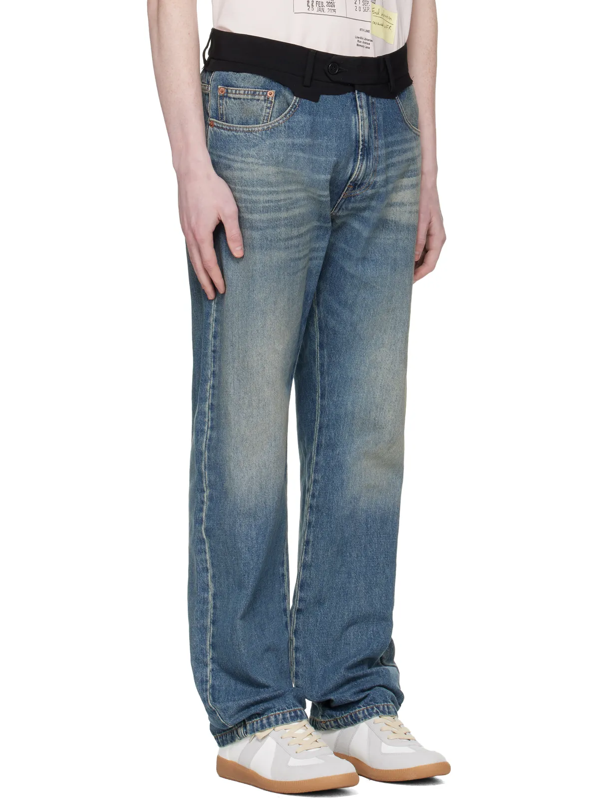 MM6 Maison Margiela Replaced ウエスト ジーンズ - 画像2