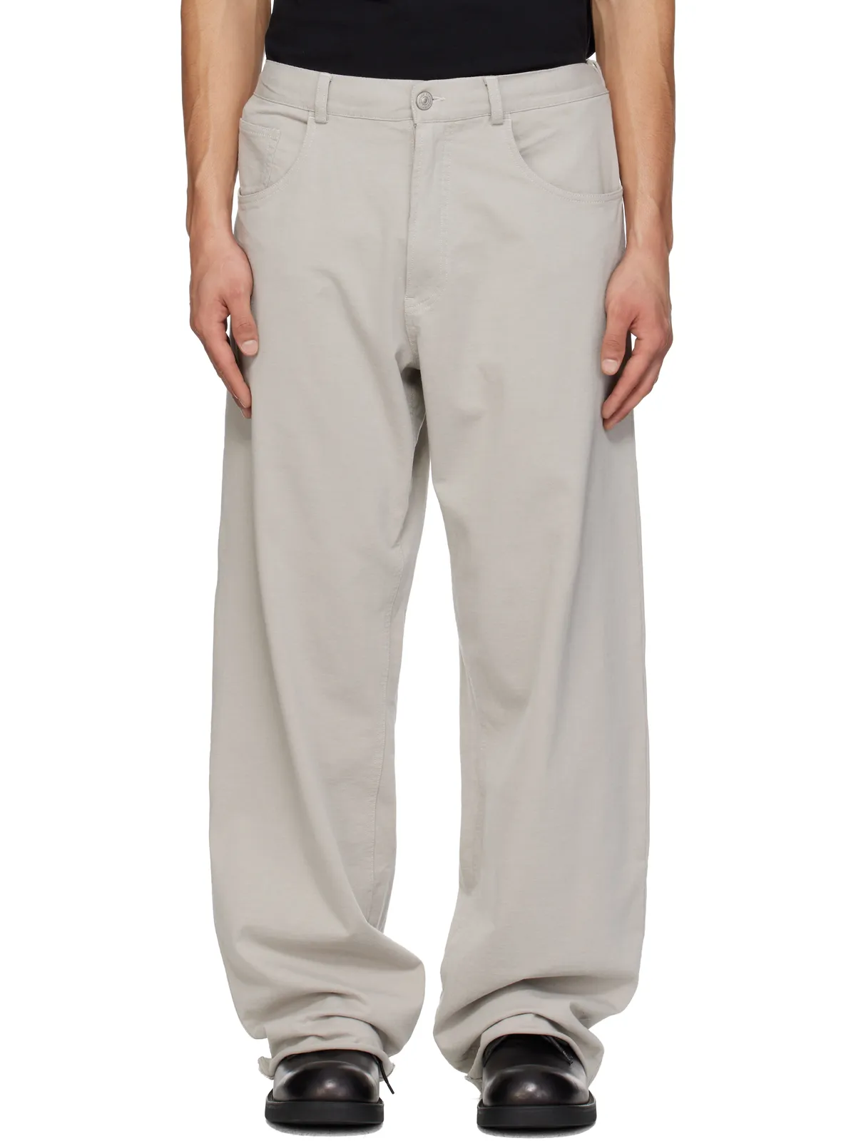 MM6 Maison Margiela ドローストリング トラウザーズ - 画像1