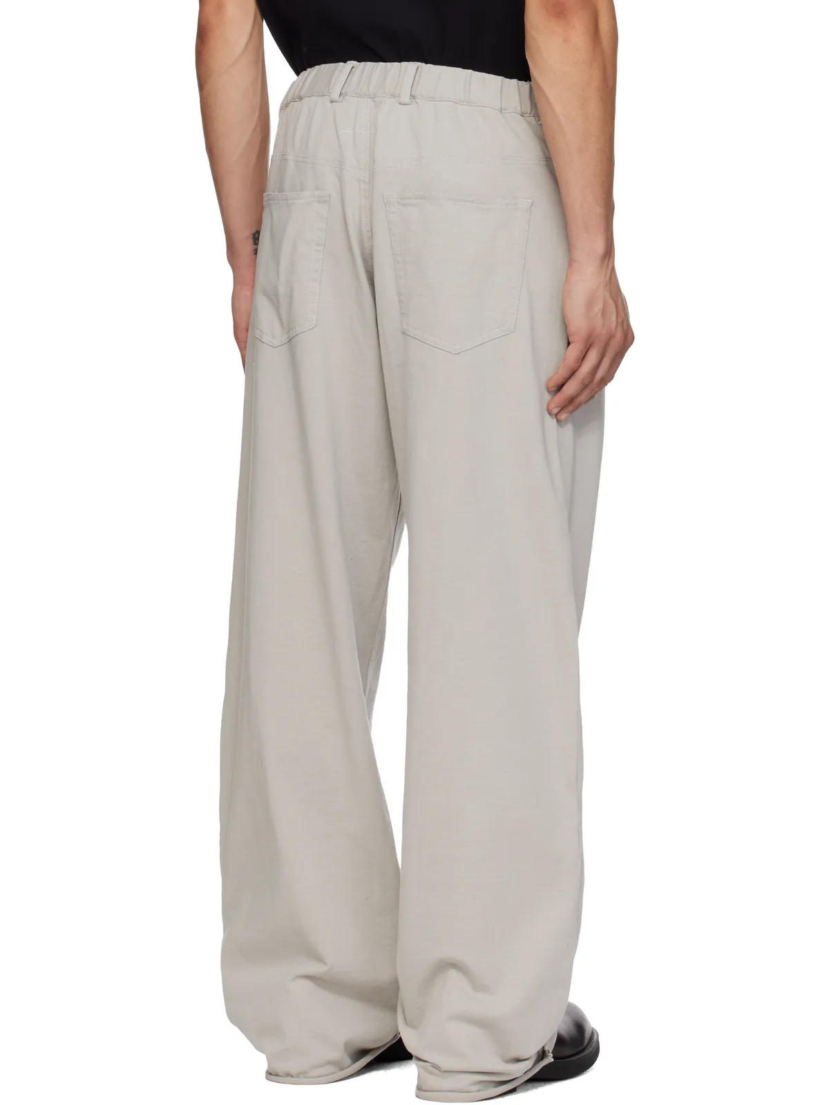 MM6 Maison Margiela ドローストリング トラウザーズ - 画像3