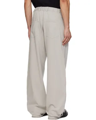 MM6 Maison Margiela ドローストリング トラウザーズ - サムネイル3