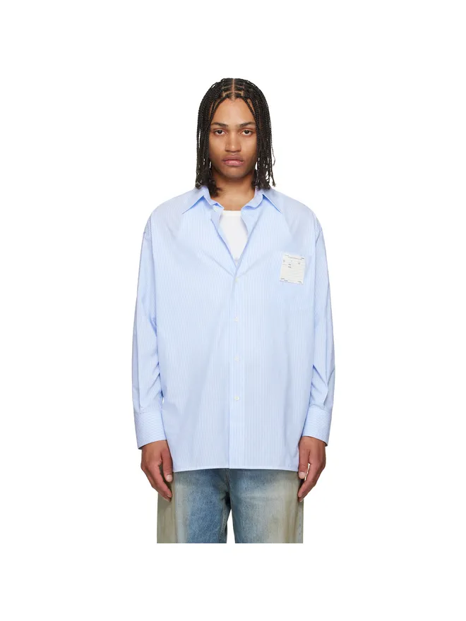 MM6 Maison Margiela MM6 Maison Margiela ストライプ ポプリン シャツの商品画像