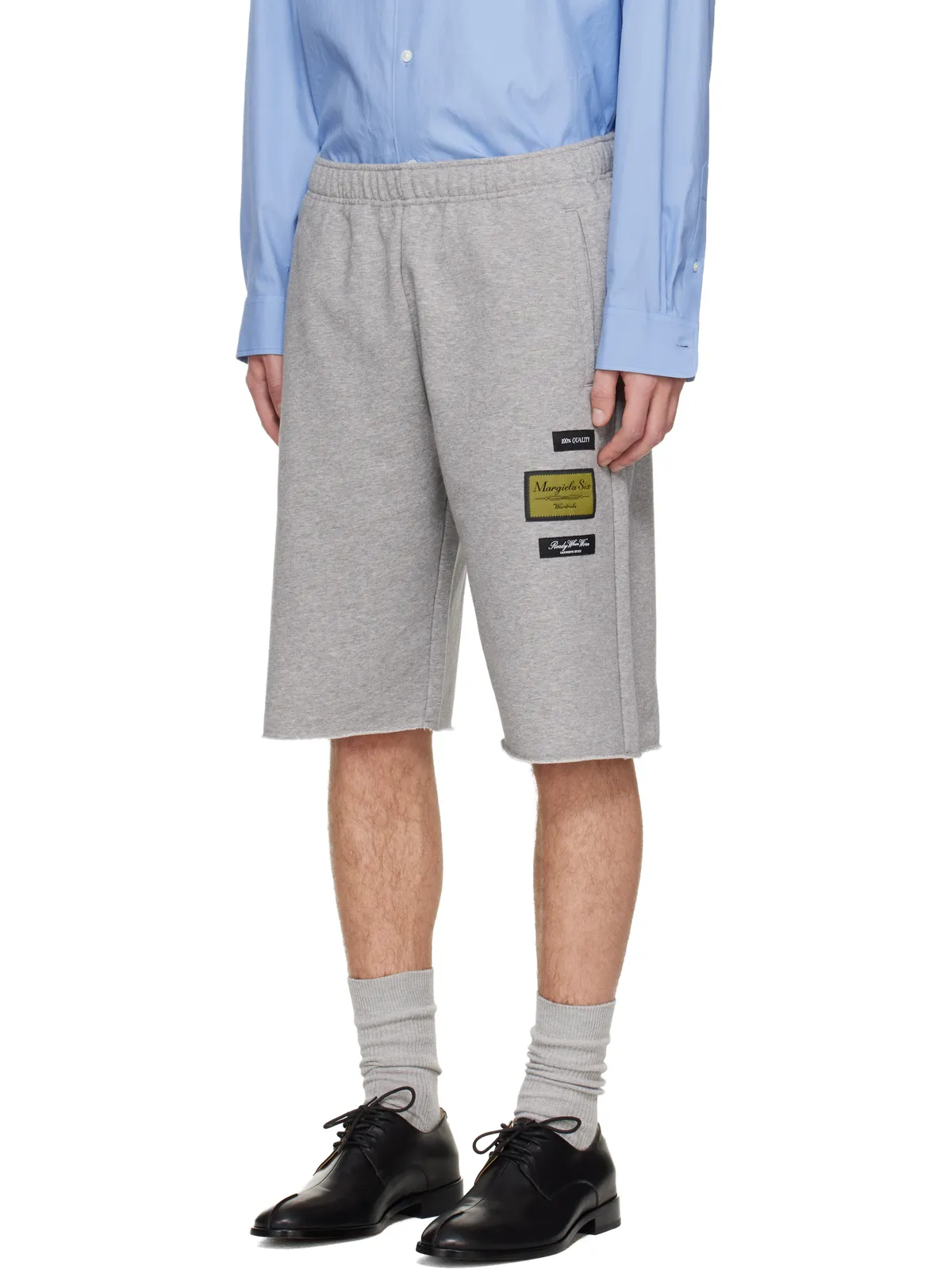 MM6 Maison Margiela ロゴパッチ ショートパンツ - 画像4