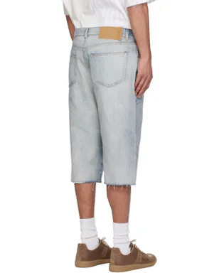 MM6 Maison Margiela ドローストリング デニムショートパンツ - サムネイル3