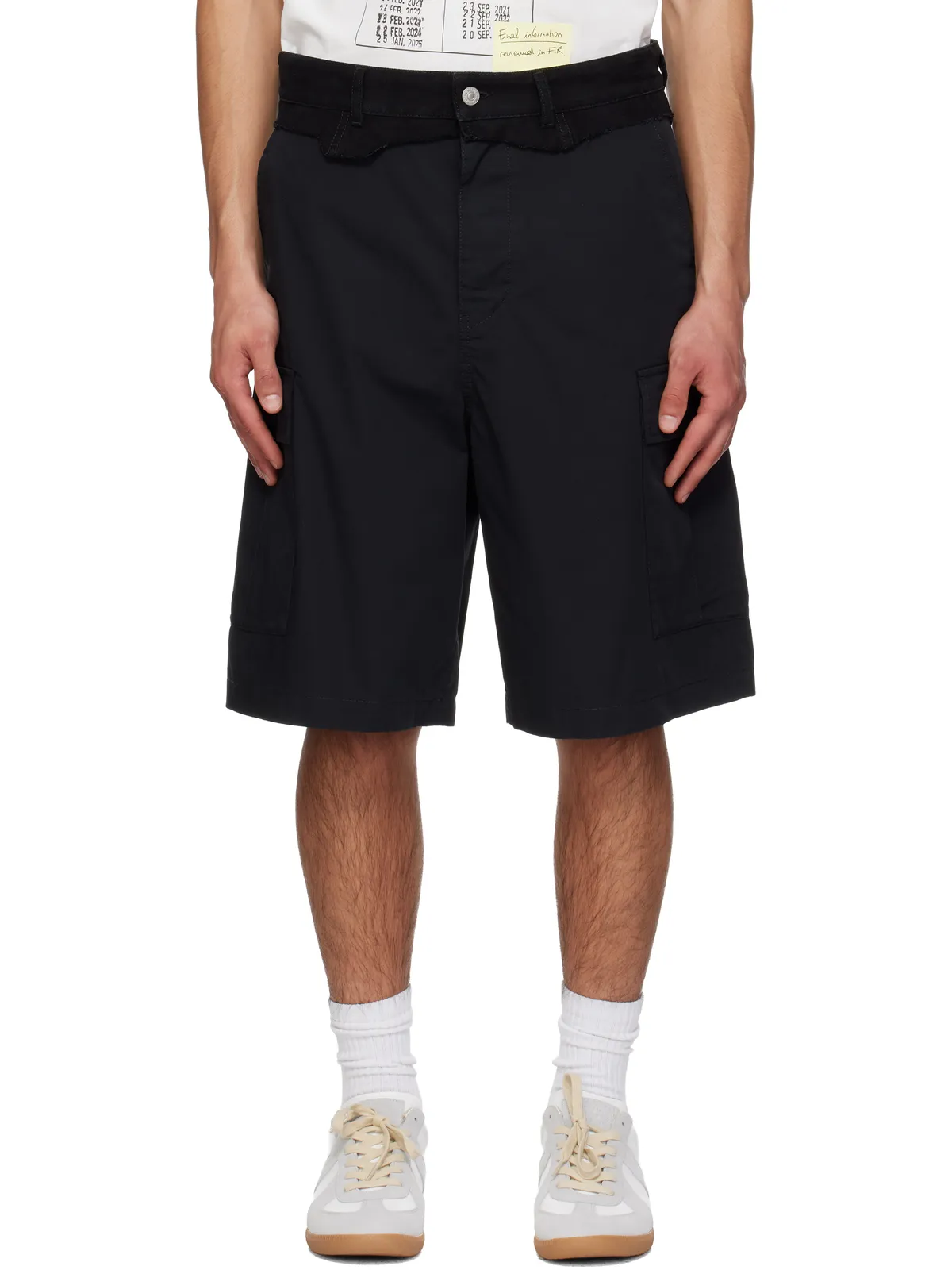 MM6 Maison Margiela カットオフ カーゴショートパンツ - 画像1
