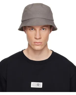 MM6 Maison Margiela コットンキャンバス バケットハット - サムネイル1