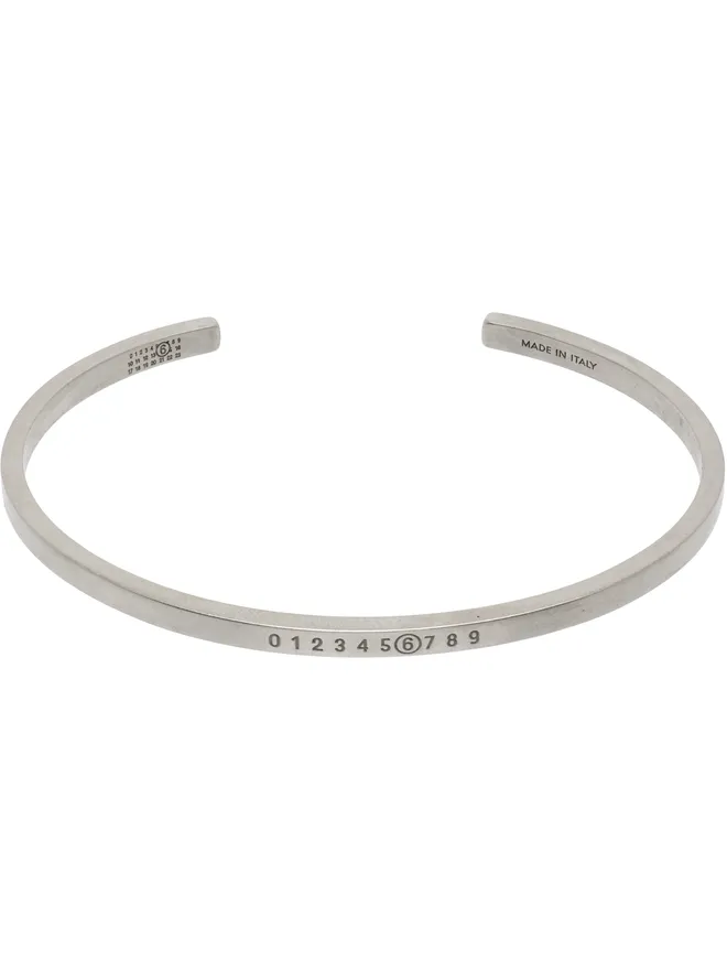 MM6 Maison Margiela MM6 Maison Margiela Numeric Minimal Signature カフブレスレットの商品画像