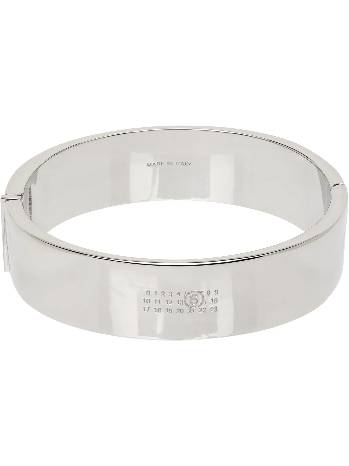 MM6 Maison Margiela Engraved-Logo ブレスレット - 画像1