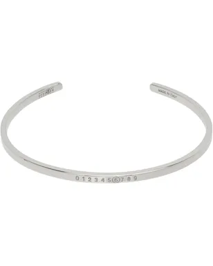 MM6 Maison Margiela Minimal Logo カフブレスレット - サムネイル1