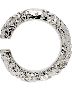 MM6 Maison Margiela 'Silver Foil' イヤカフ - サムネイル1