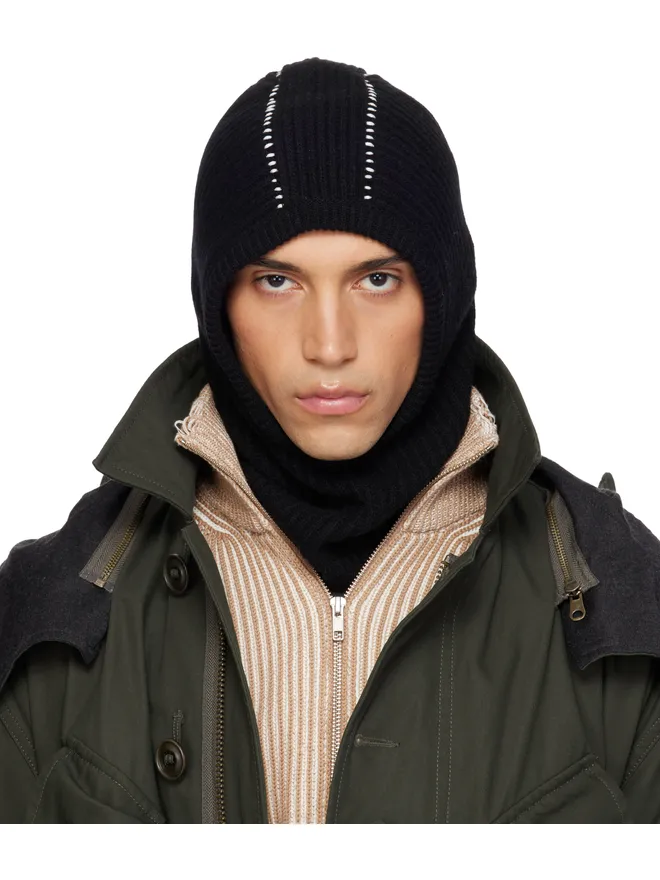 MM6 Maison Margiela MM6 Maison Margiela リブウール バラクラバの商品画像
