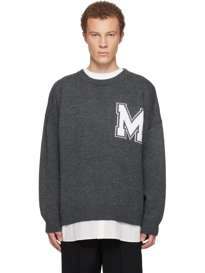 MM6 Maison Margiela MM6 Maison Margiela Two-In-One Varsity Knit セーターの商品画像