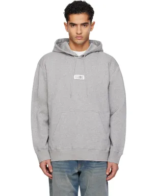 MM6 Maison Margiela ロゴパッチ フーディ - サムネイル1