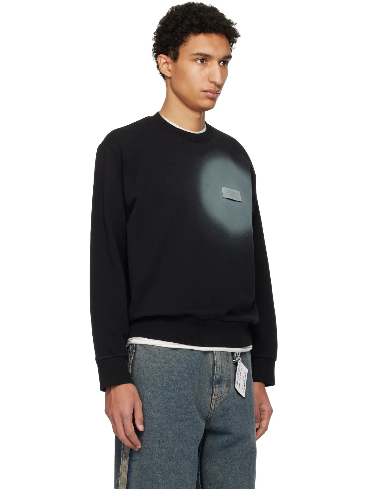 MM6 Maison Margiela Spray Print スウェットシャツ - 画像2