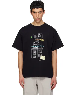 MM6 Maison Margiela Library Stamp Tシャツ - サムネイル1