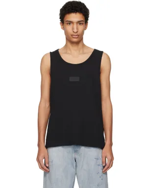 MM6 Maison Margiela ロゴパッチ タンクトップ - サムネイル1