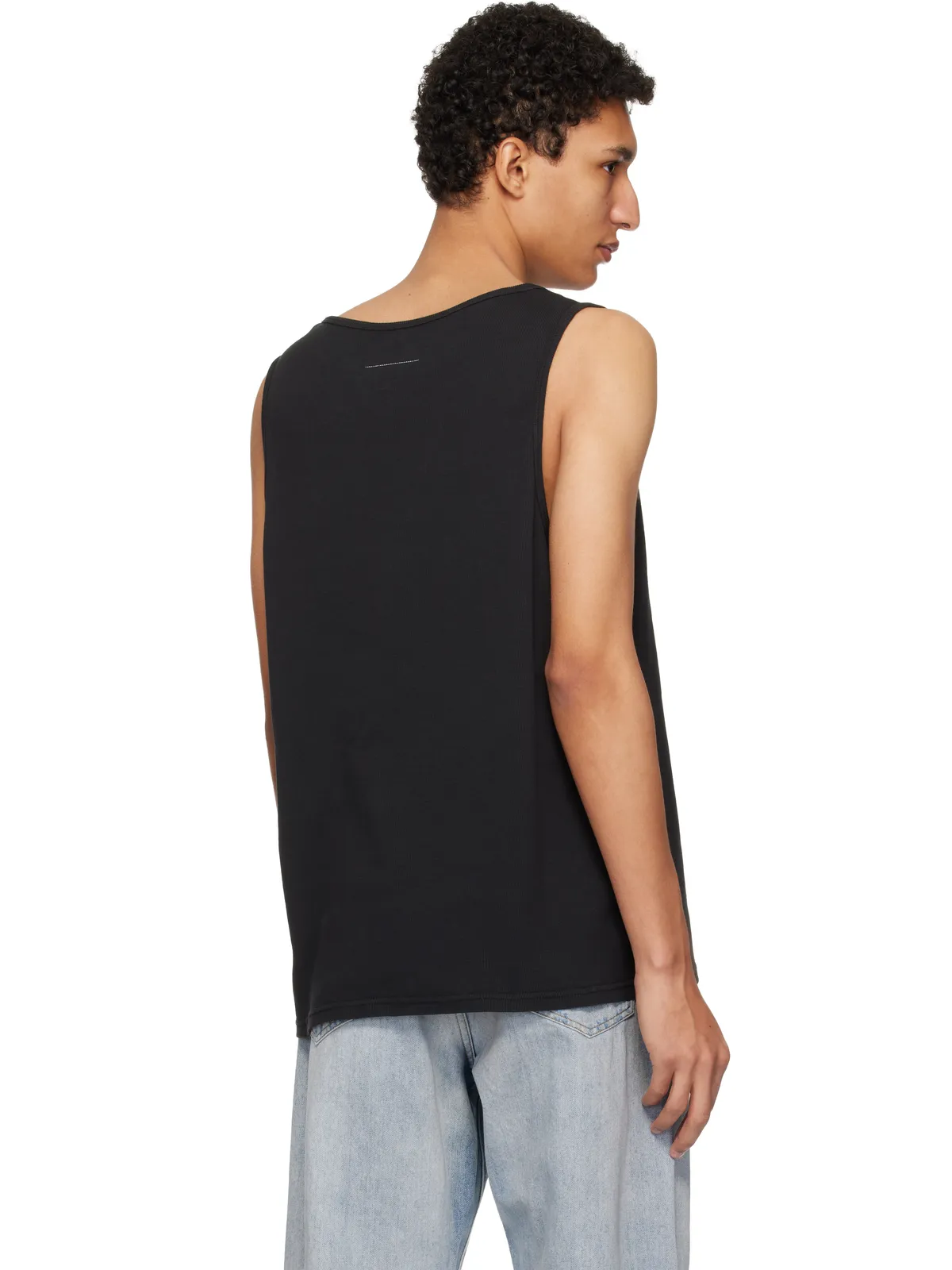 MM6 Maison Margiela ロゴパッチ タンクトップ - 画像3
