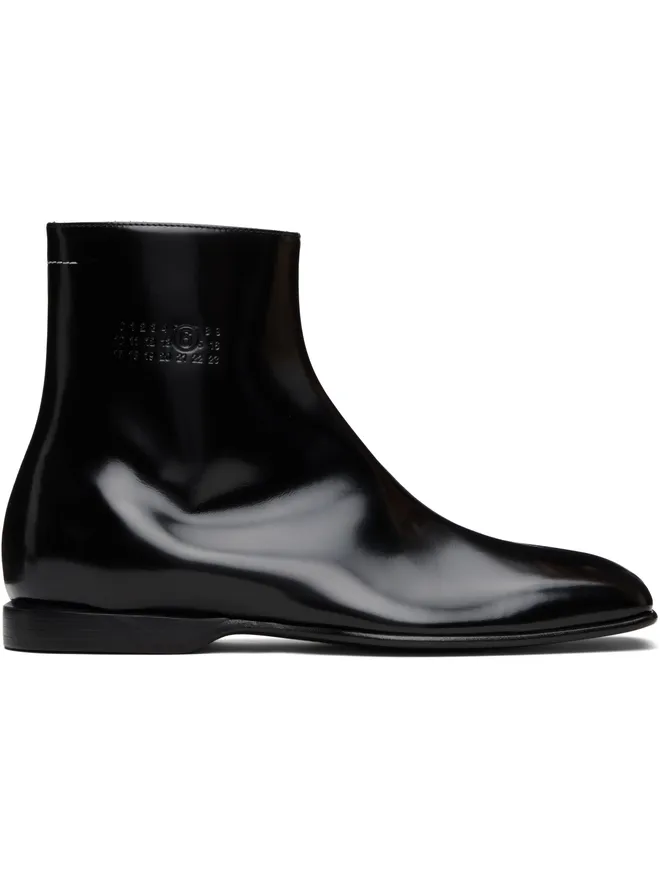 MM6 Maison Margiela MM6 Maison Margiela レザー アンクルブーツの商品画像