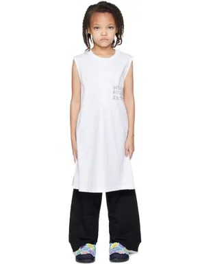 MM6 Maison Margiela キッズ｜ ロゴ タンク ワンピース - サムネイル1