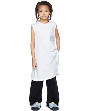 MM6 Maison Margiela キッズ｜ ロゴ タンク ワンピース - サムネイル4