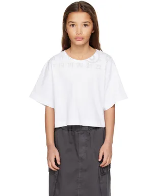 MM6 Maison Margiela キッズ｜ ロゴプリント Tシャツ - サムネイル1