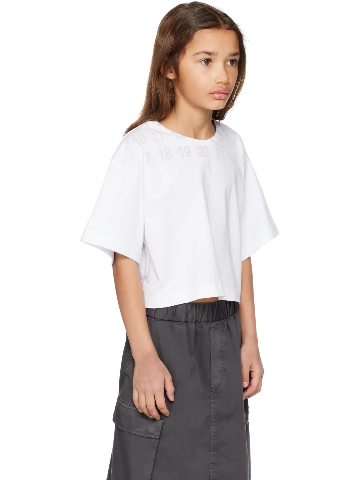 MM6 Maison Margiela キッズ｜ ロゴプリント Tシャツ - 画像2