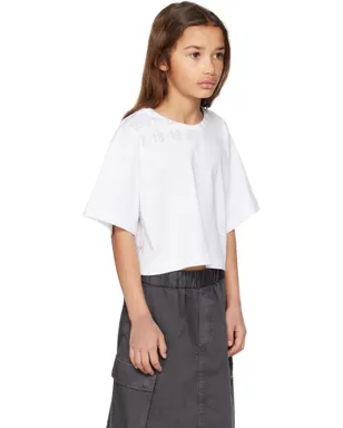 MM6 Maison Margiela キッズ｜ ロゴプリント Tシャツ - サムネイル2