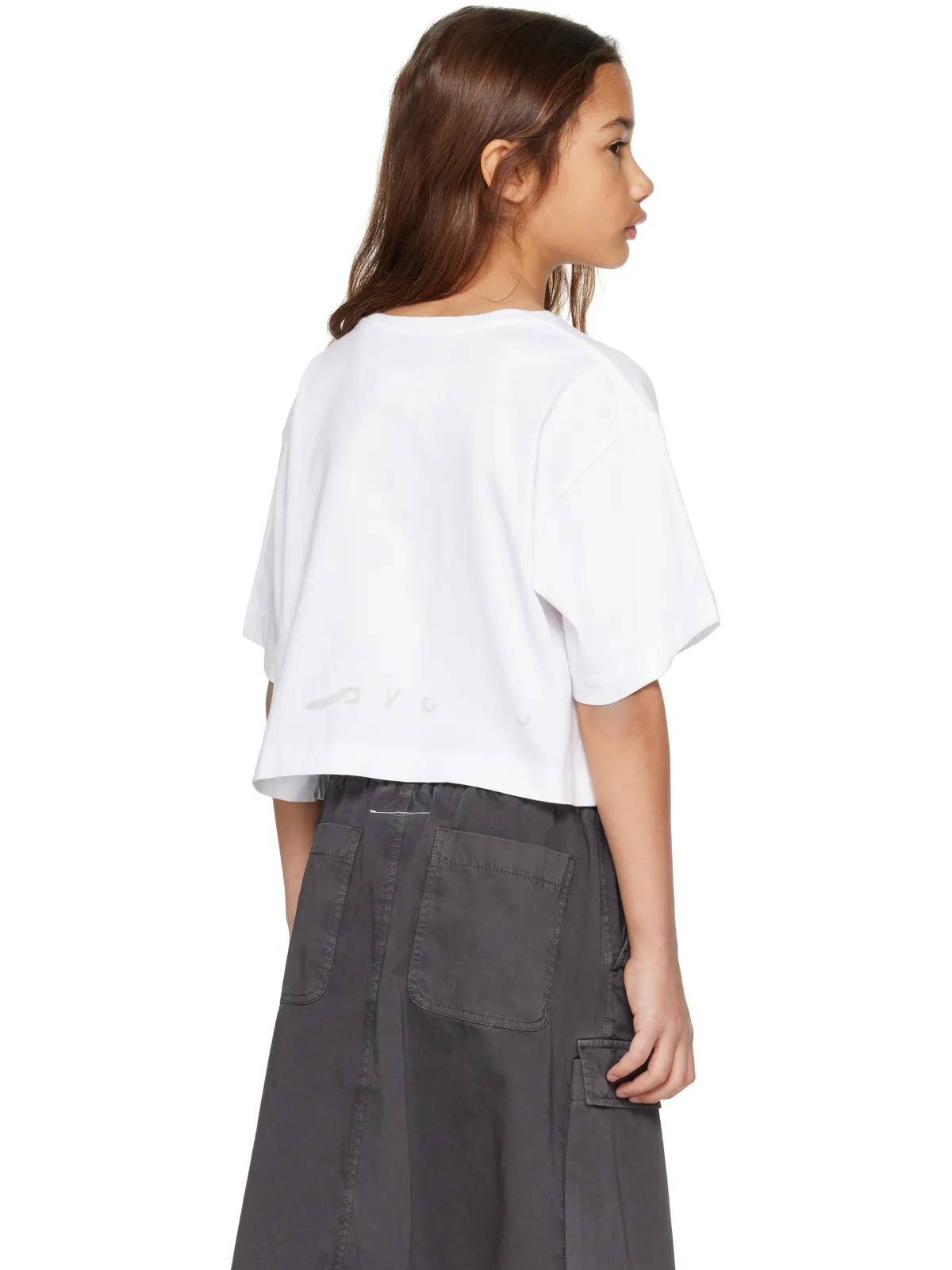 MM6 Maison Margiela キッズ｜ ロゴプリント Tシャツ - 画像3