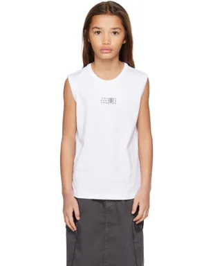 MM6 Maison Margiela キッズ｜ ロゴプリント タンクトップ - サムネイル1