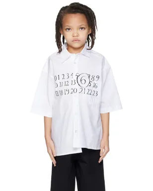 MM6 Maison Margiela キッズ｜ ロゴ シャツ - サムネイル1