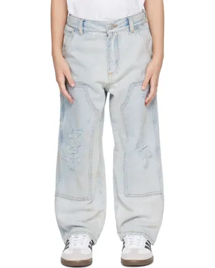 MM6 Maison Margiela キッズ｜ ディストレスジーンズ - サムネイル1