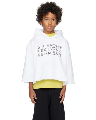 MM6 Maison Margiela キッズ｜ ロゴプリント フーディ - サムネイル1