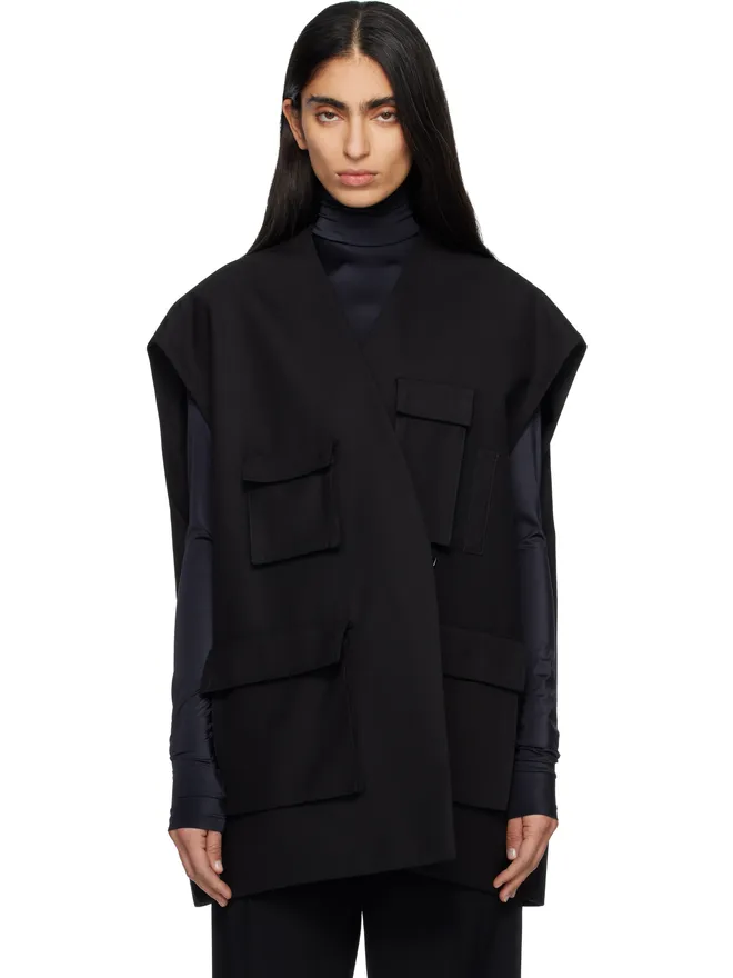 MARIE ADAM-LEENAERDT MARIE ADAM-LEENAERDT Utilitary Tailoring ベストの商品画像